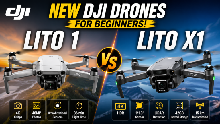 DJI Launches Lito 1 and Lito X1 Drones for Beginners: Which One Is Worth It in 2026?